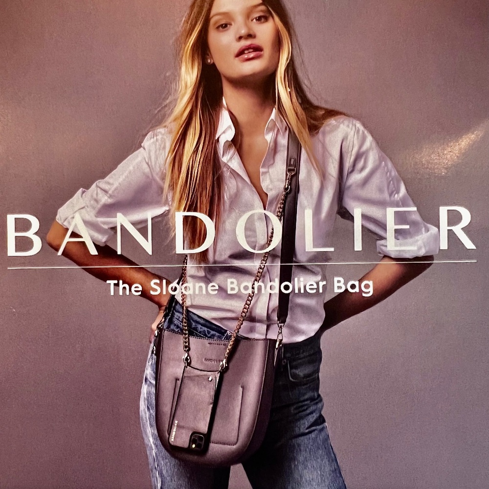New Bandolier Sloane Bag color greige